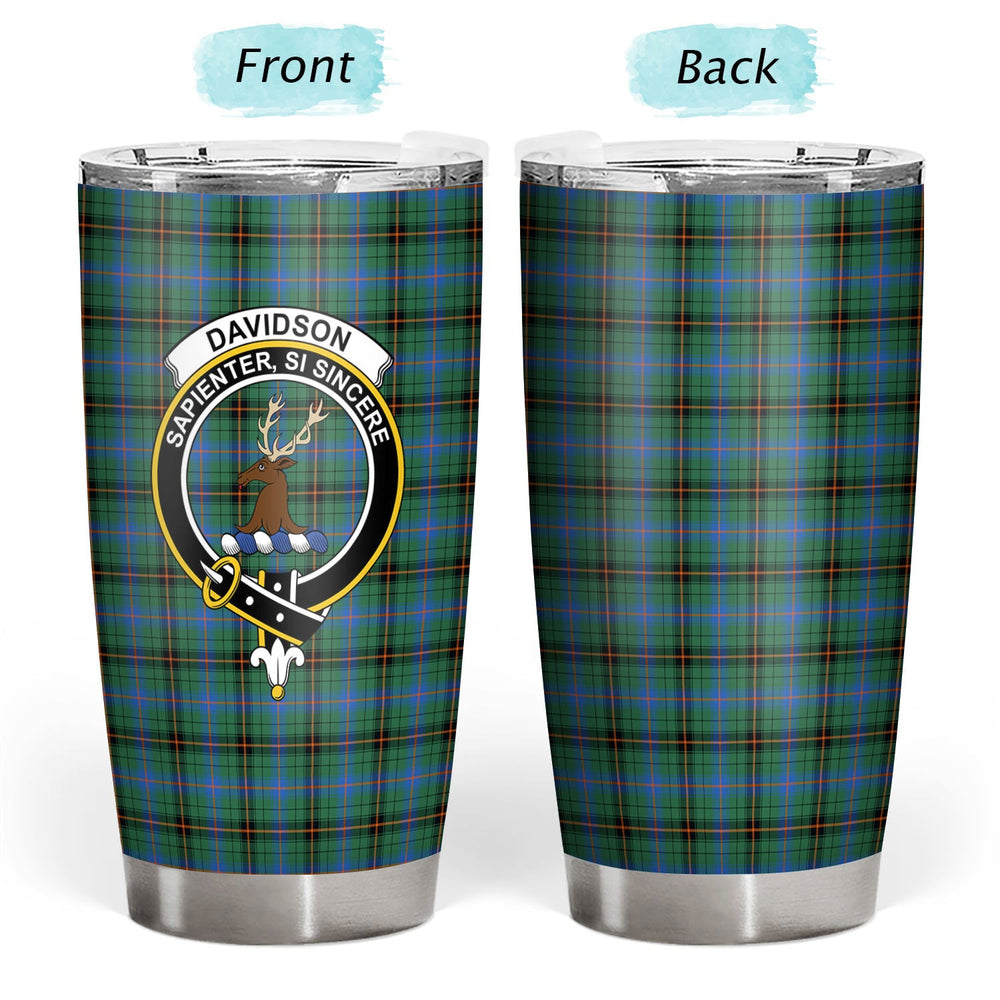 Clan Davidson Ancient Tartan Crest Tumbler NB99 Clan Davidson Tartan Today   