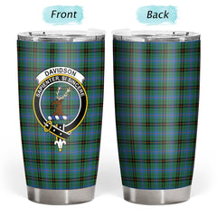 Clan Davidson Ancient Tartan Crest Tumbler NB99 Clan Davidson Tartan Today   