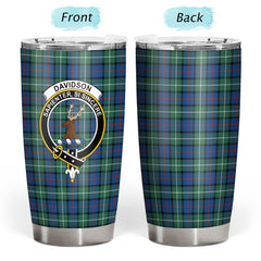 Clan Davidson of Tulloch Tartan Crest Tumbler MT52 Clan Davidson Tartan Today   