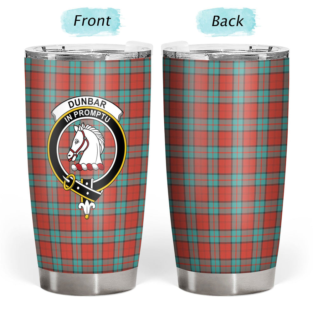 Clan Dunbar Ancient Tartan Crest Tumbler LJ70 Clan Dunbar Tartan Today   
