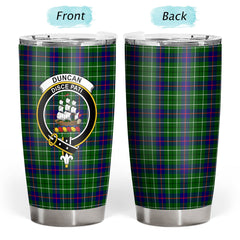 Clan Duncan Modern Tartan Crest Tumbler FC29 Clan Duncan Tartan Today   