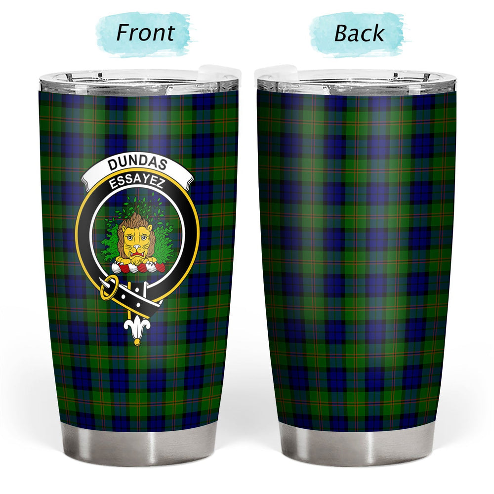 Clan Dundas Modern Tartan Crest Tumbler WJ11 Clan Dundas Tartan Today   