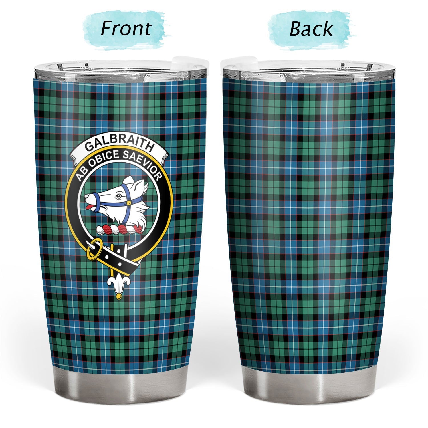 Clan Galbraith Ancient Tartan Crest Tumbler CX13 Clan Rait Tartan Today   