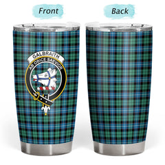Clan Galbraith Ancient Tartan Crest Tumbler CX13 Clan Rait Tartan Today   