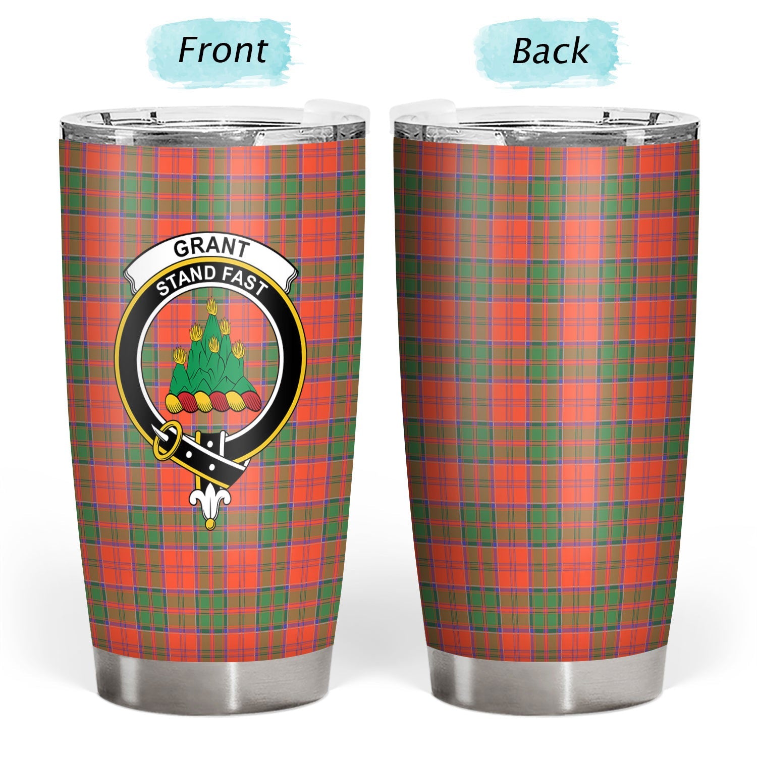 Clan Grant Ancient Tartan Crest Tumbler TW78 Clan Grant Tartan Today   