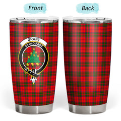 Clan Grant Modern Tartan Crest Tumbler GR32 Clan Grant Tartan Today   