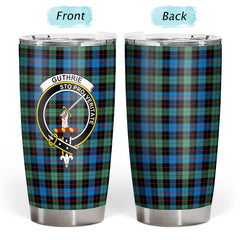 Clan Guthrie Ancient Tartan Crest Tumbler MS69 Clan Guthrie Tartan Today   