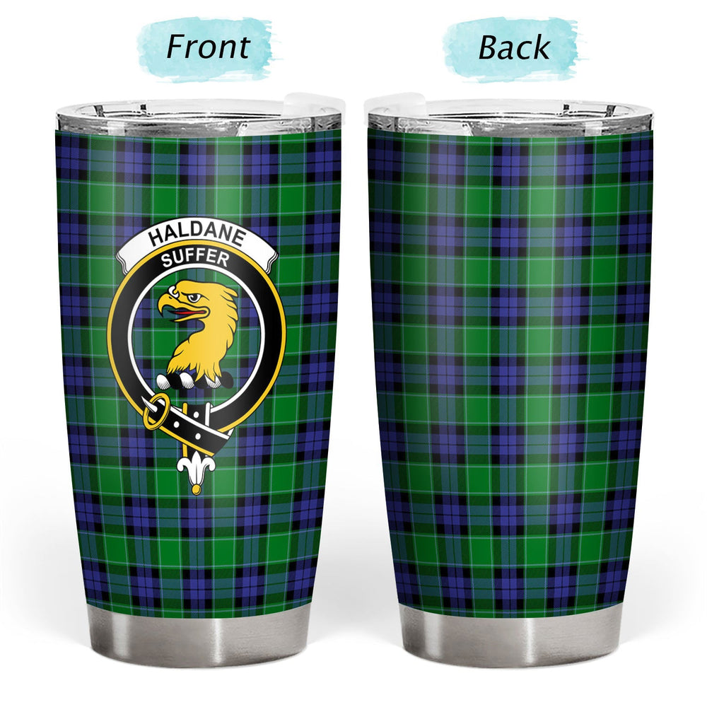 Clan Haldane Tartan Crest Tumbler QA51 Clan Haldane Tartan Today   
