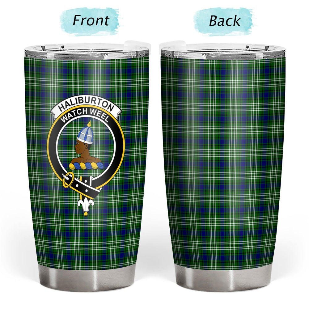 Clan Haliburton Tartan Crest Tumbler AP84 Clan Haliburton Tartan Today   