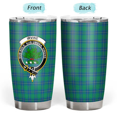 Clan Irvine Ancient Tartan Crest Tumbler DL99 Clan Irvine Tartan Today   