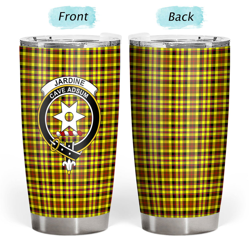Clan Jardine Tartan Crest Tumbler GS19 Clan Jardine Tartan Today   