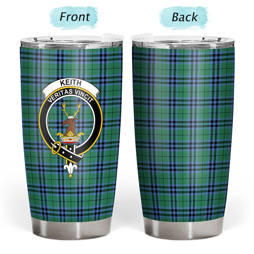 Clan Keith Ancient Tartan Crest Tumbler IJ37 Clan Keith Tartan Today   