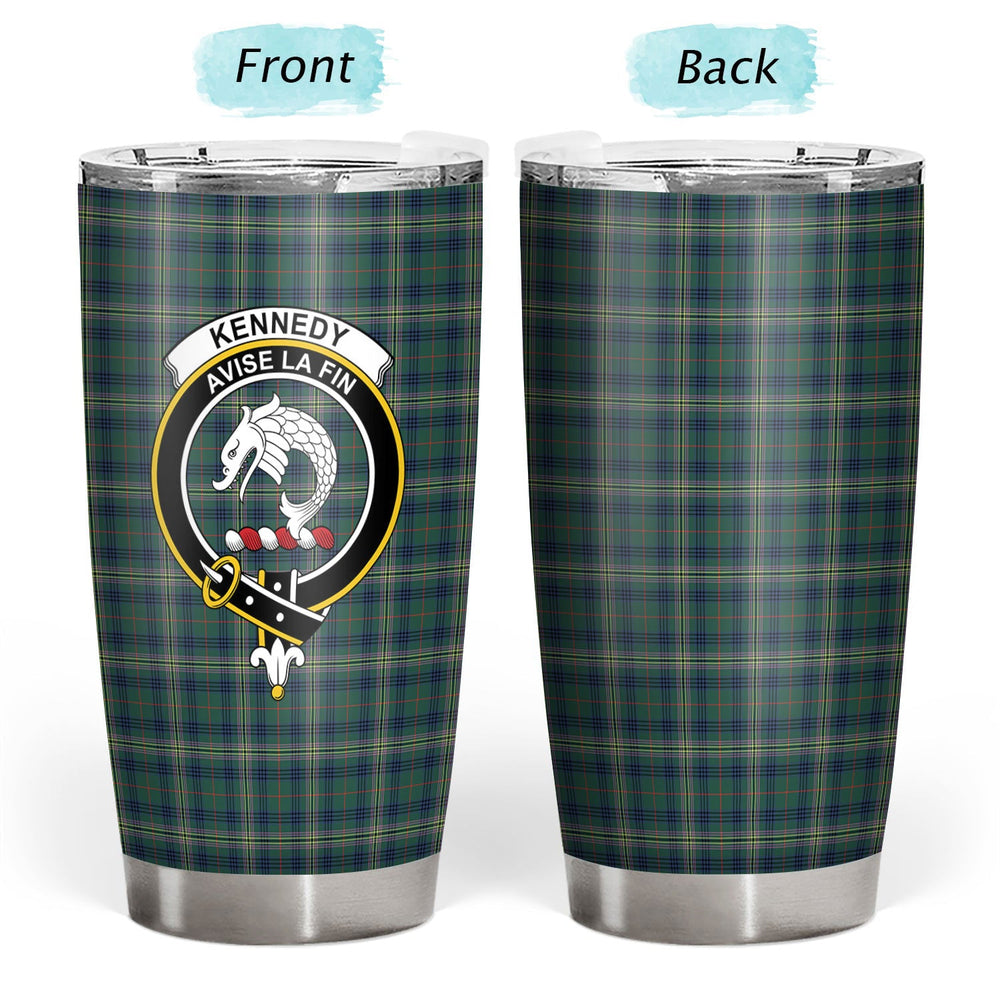 Clan Kennedy Modern Tartan Crest Tumbler ZX13 Clan Kennedy Tartan Today   