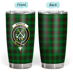 Clan Kinnear Tartan Crest Tumbler GL29 Clan Kinnear Tartan Today   