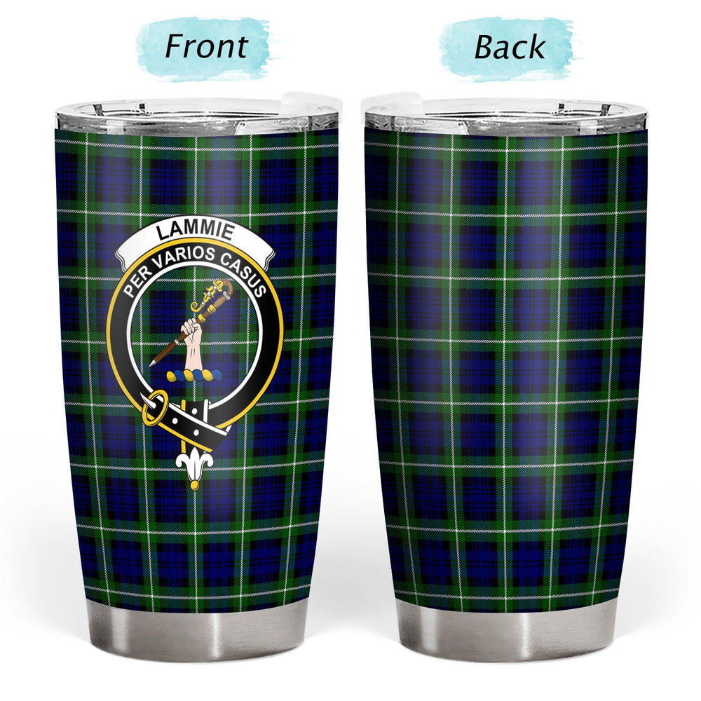 Clan Lammie Tartan Crest Tumbler YV74 Clan Lammie Tartan Today   