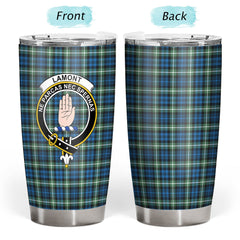 Clan Lamont Ancient Tartan Crest Tumbler TX82 Clan Lamont Tartan Today   