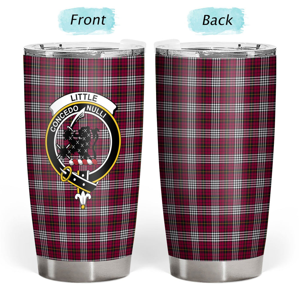 Clan Little Tartan Crest Tumbler BU51 Clan Little Tartan Today   
