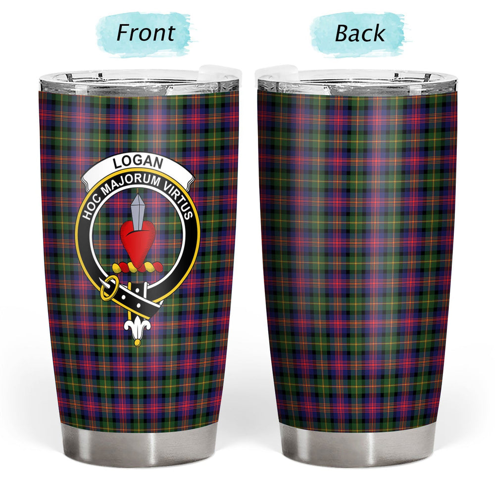 Clan Logan Modern Tartan Crest Tumbler HM21 Clan Logan Tartan Today   