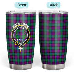 Clan MacArthur � Milton Tartan Crest Tumbler UY47 Clan MacArthur Tartan Today   