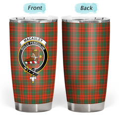 Clan MacAuley Ancient Tartan Crest Tumbler TW73 Clan Hall Tartan Today   