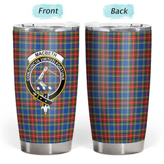 Clan MacBeth Modern Tartan Crest Tumbler HH98 Clan MacBeth Tartan Today   
