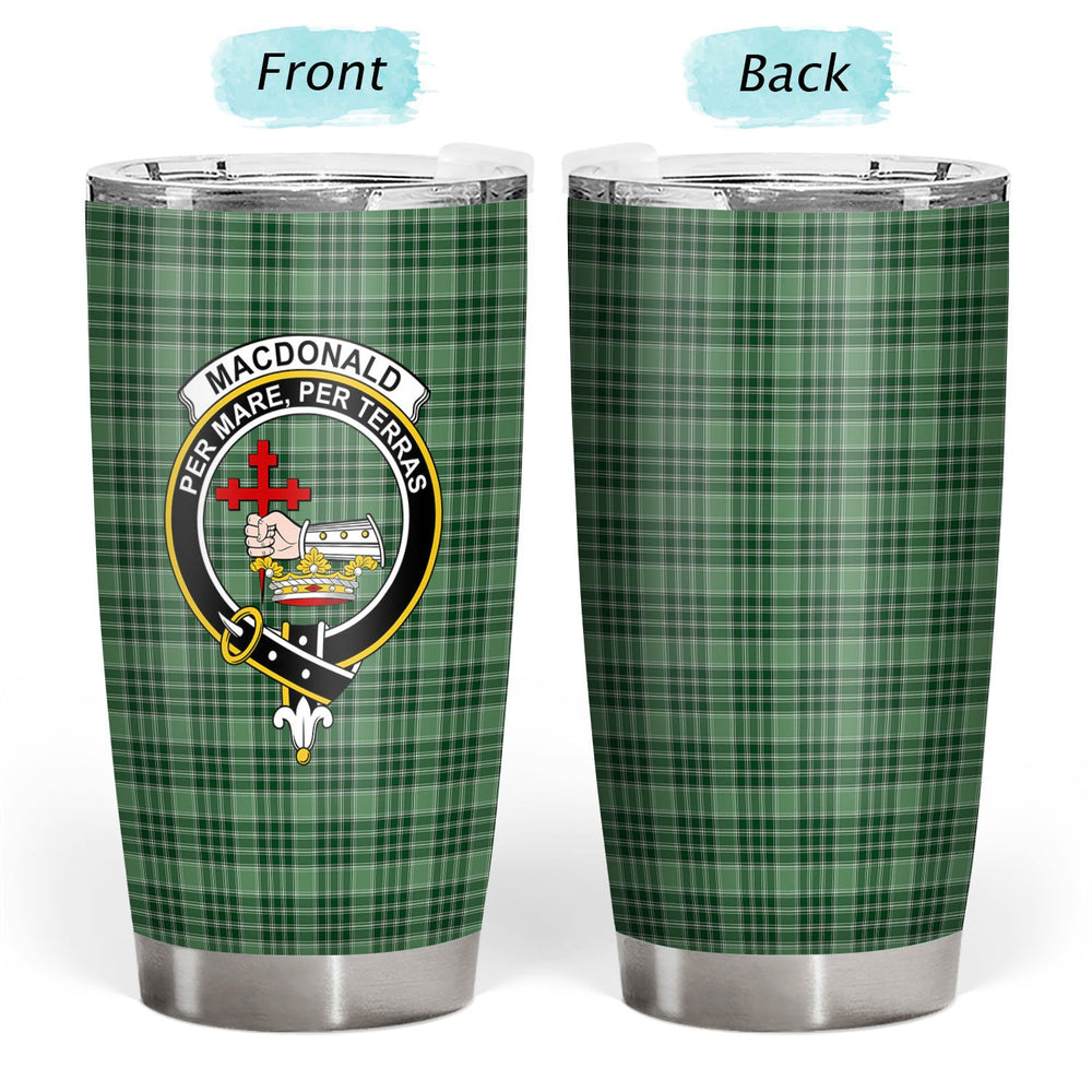 Clan MacDonald Lord of the Isles Hunting Tartan Crest Tumbler VT74 Clan MacDonald Tartan Today   