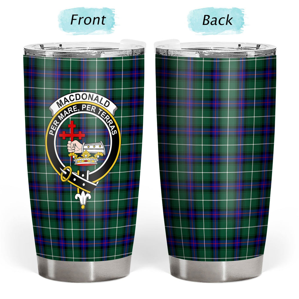 Clan MacDonald of the Isles Hunting Modern Tartan Crest Tumbler TU46 Clan MacDonald Tartan Today   