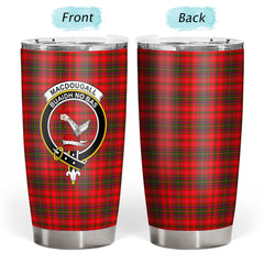 Clan MacDougall Modern Tartan Crest Tumbler VW64 Clan MacDougall Tartan Today   
