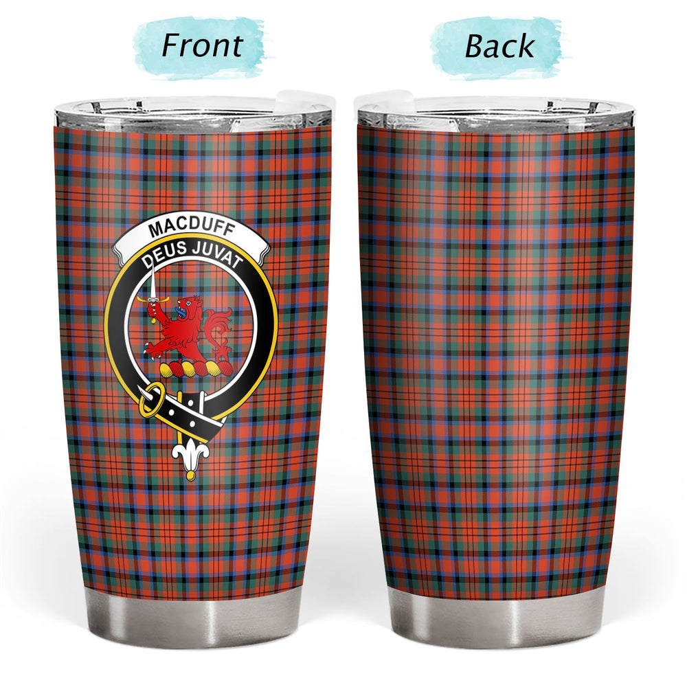 Clan MacDuff Ancient Tartan Crest Tumbler DW75 Clan MacDuff Tartan Today   