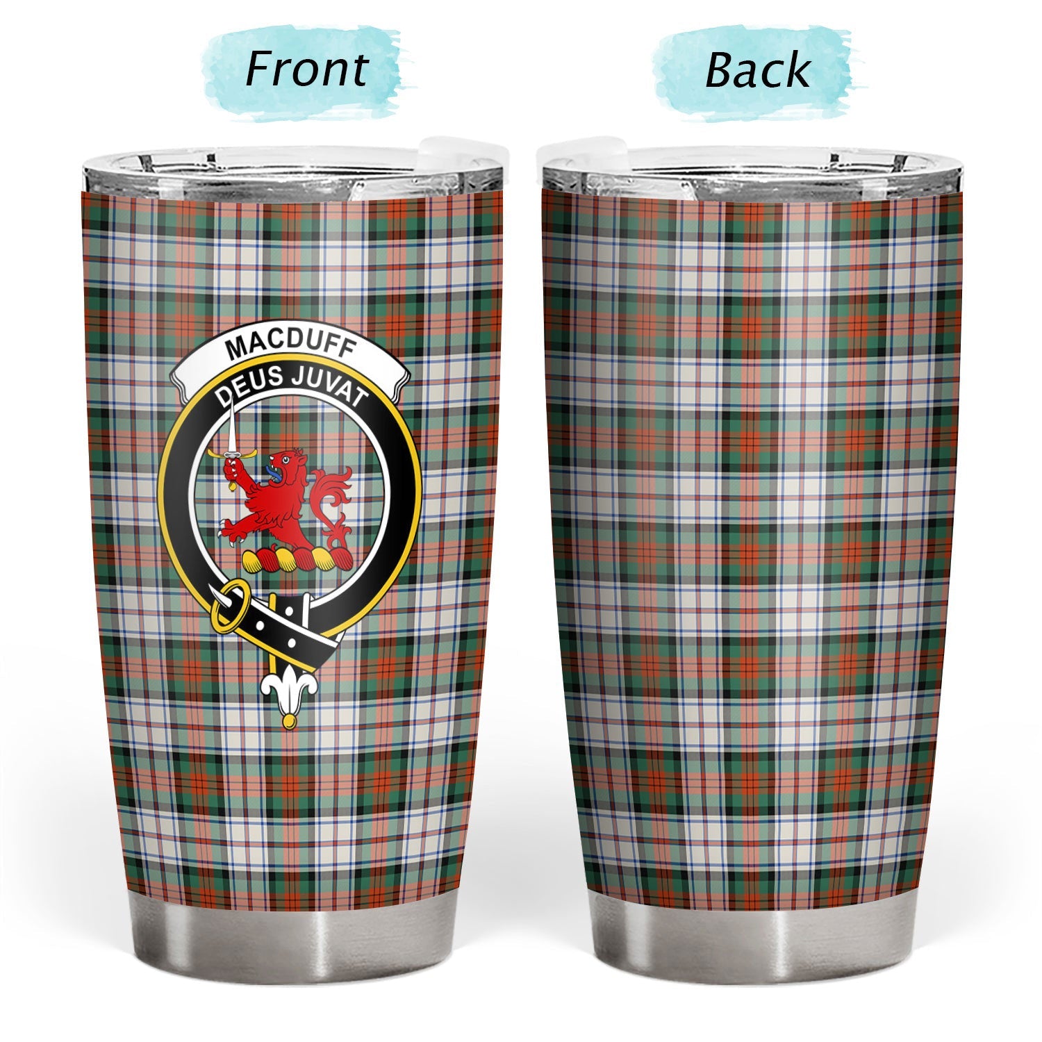 Clan MacDuff Dress Ancient Tartan Crest Tumbler IP39 Clan MacDuff Tartan Today   