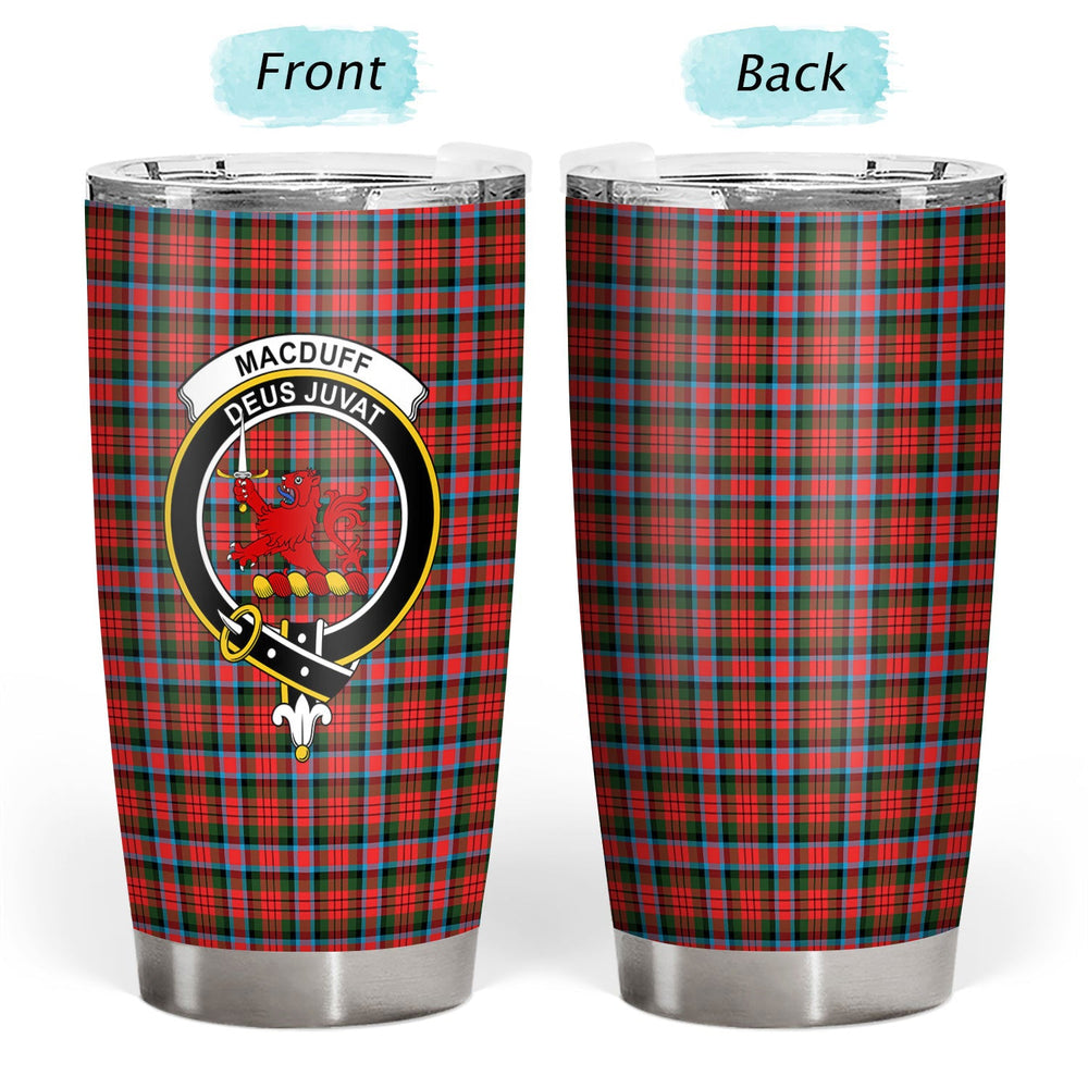 Clan MacDuff Modern Tartan Crest Tumbler KA19 Clan MacDuff Tartan Today   