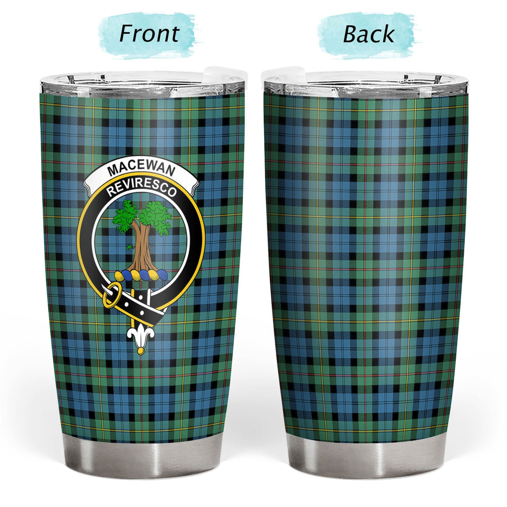 Clan MacEwan Ancient Tartan Crest Tumbler VD82 Clan MacEwen_MacEwan Tartan Today   