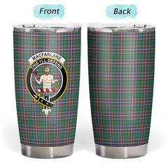 Clan MacFarlane Hunting Ancient Tartan Crest Tumbler AP79 Clan MacFarlane Tartan Today   