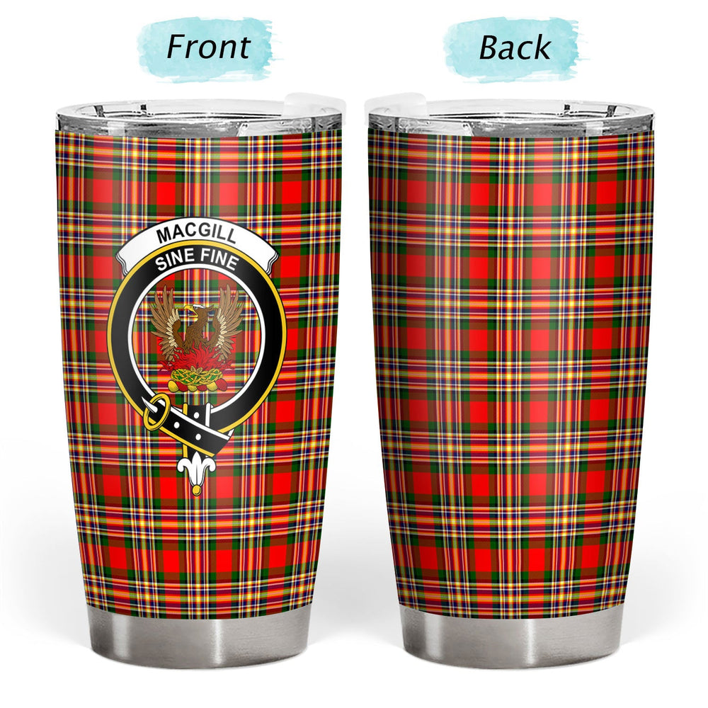 Clan MacGill Modern Tartan Crest Tumbler YZ26 Clan MacGill Tartan Today   