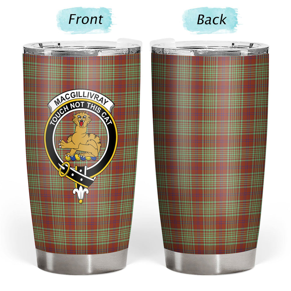 Clan MacGillivray Hunting Ancient Tartan Crest Tumbler VG17 Clan MacGillivray Tartan Today   