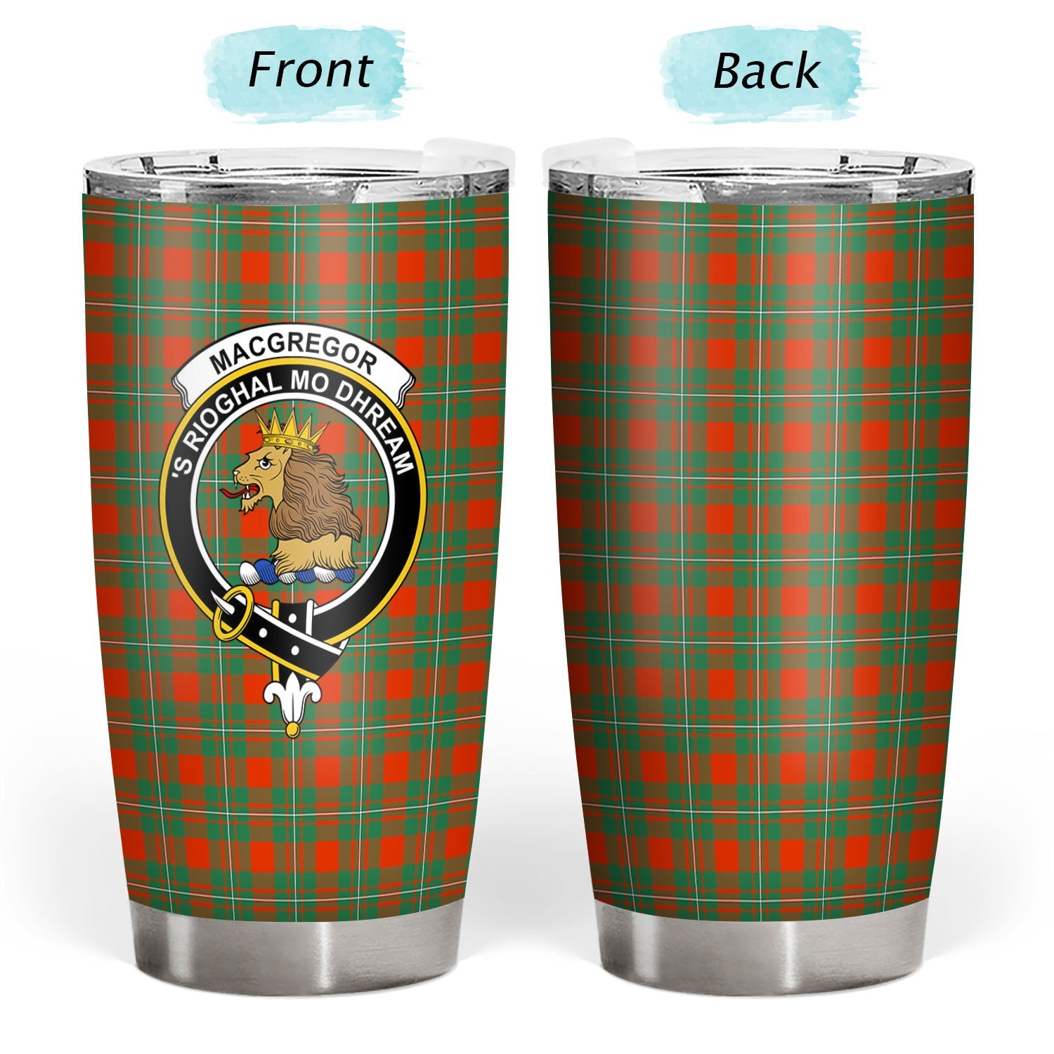 Clan MacGregor Ancient Tartan Crest Tumbler UY53 Clan MacGregor Tartan Today   