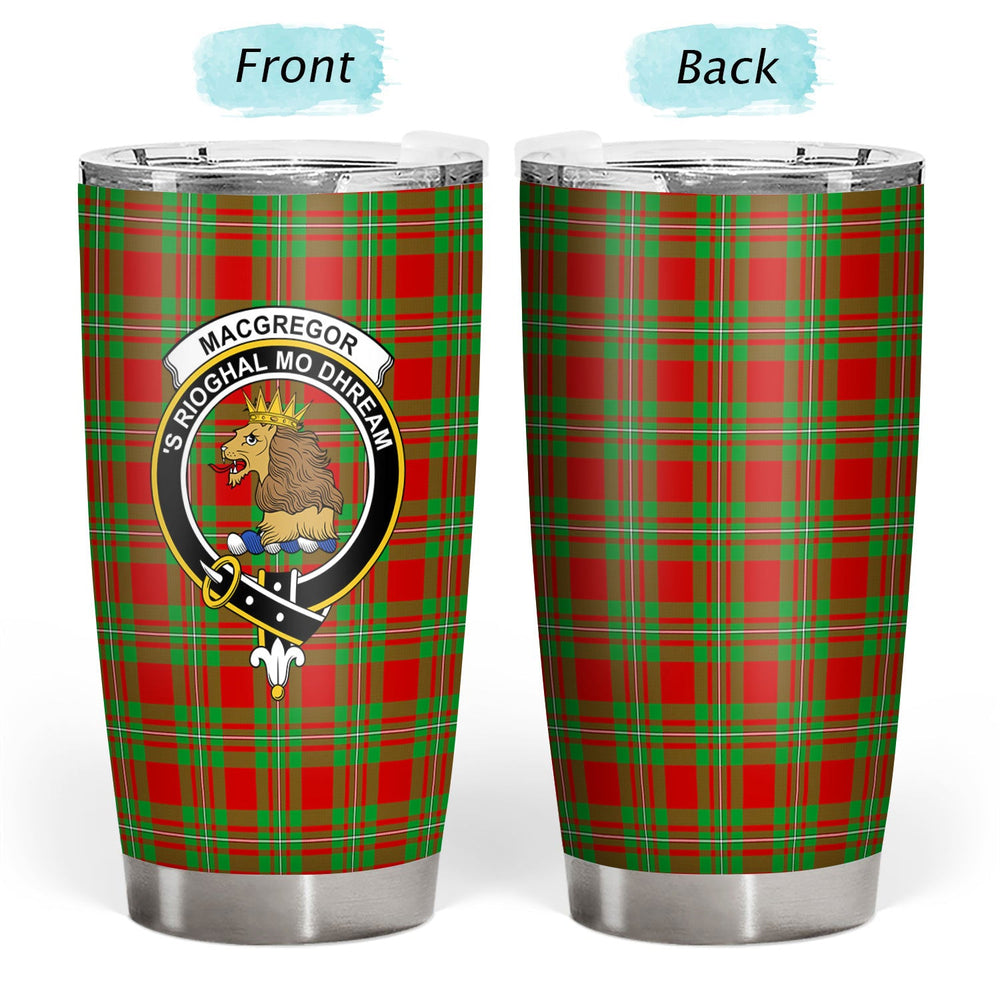 Clan MacGregor Modern Tartan Crest Tumbler UN66 Clan MacGregor Tartan Today   