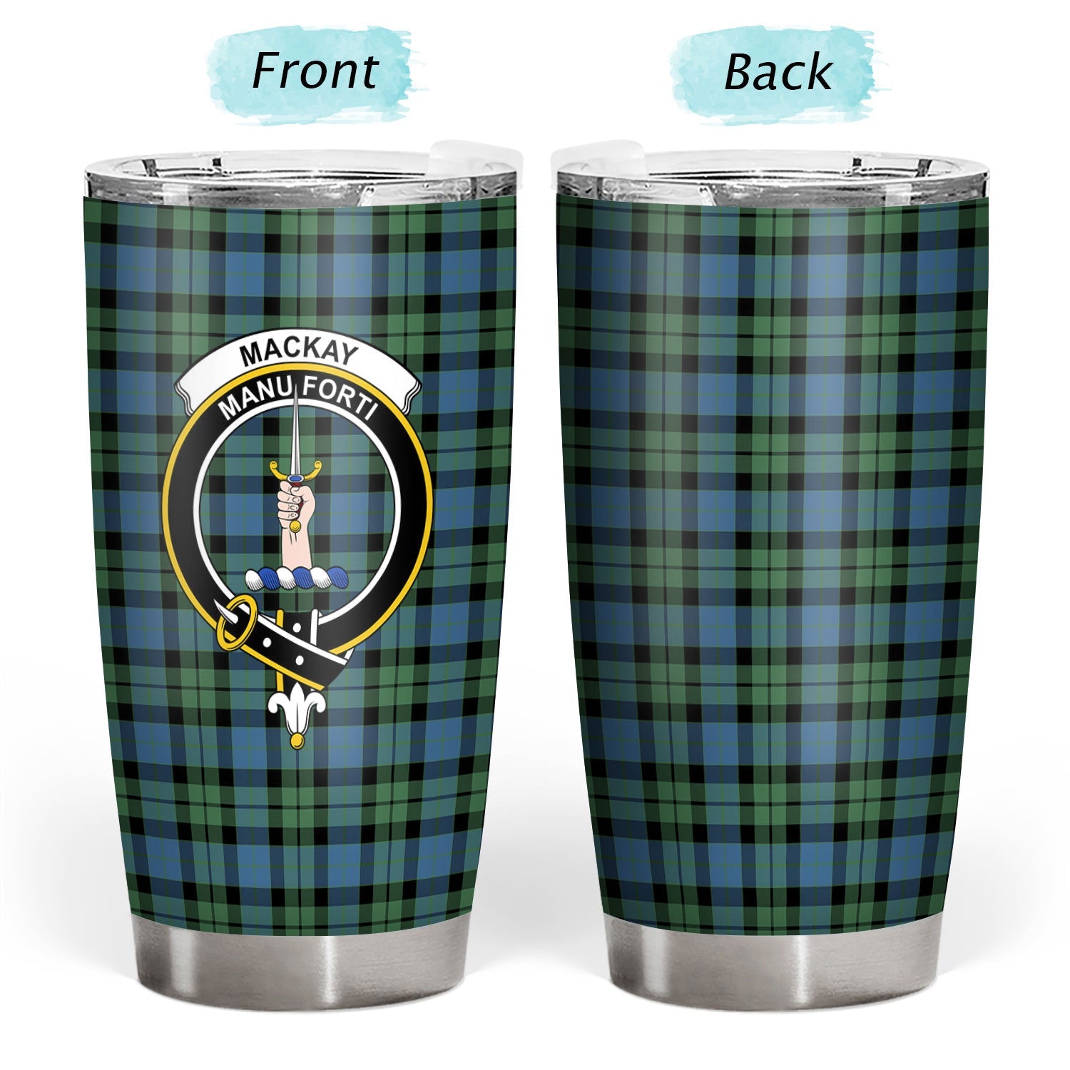 Clan MacKay Ancient Tartan Crest Tumbler WQ17 Clan MacKay Tartan Today   