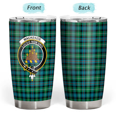 Clan MacKenzie Ancient Tartan Crest Tumbler JJ63 Clan MacKenzie Clan MacKenzie   