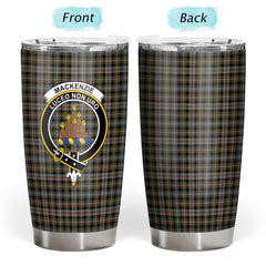 Clan MacKenzie Weathered Tartan Crest Tumbler XR29 Clan MacKenzie Clan MacKenzie   