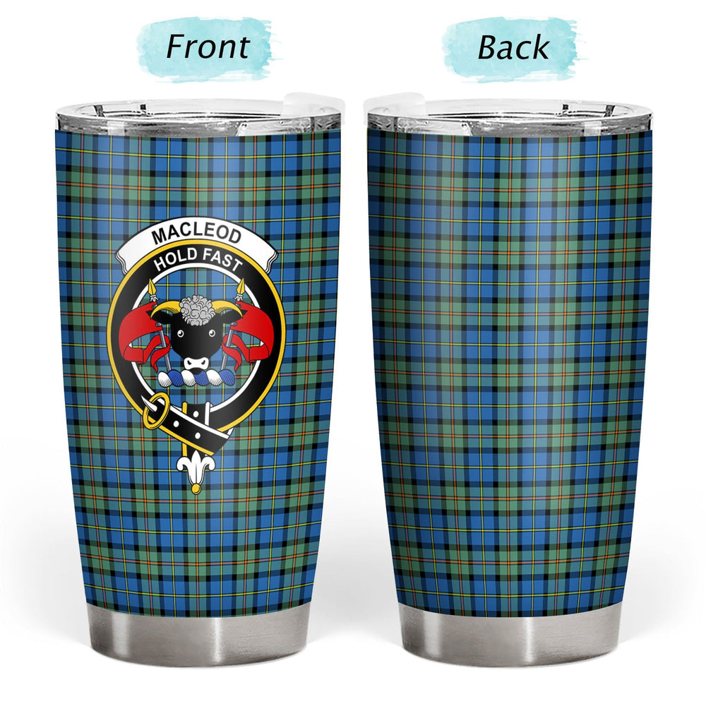 Clan MacLeod of Harris Ancient Tartan Crest Tumbler RZ75 Clan Hall Tartan Today   