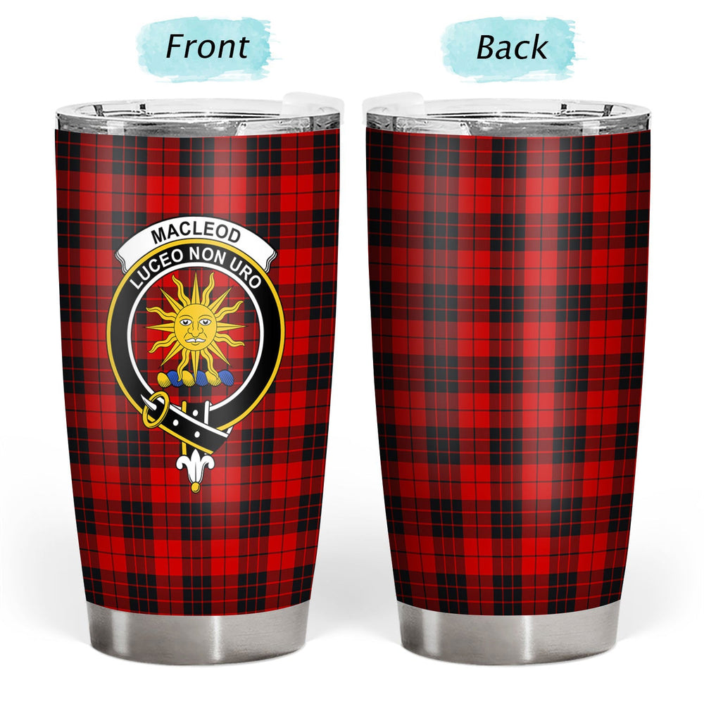 Clan MacLeod of Raasay Tartan Crest Tumbler YH42 Clan Hall Tartan Today   
