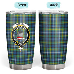 Clan MacNeil of Barra Ancient Tartan Crest Tumbler TZ91 Clan MacNeil / MacNeill Tartan Today   