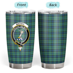 Clan MacNeill of Colonsay Ancient Tartan Crest Tumbler XT85 Clan MacNeil / MacNeill Tartan Today   