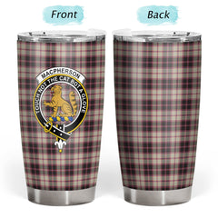 Clan MacPherson Hunting Ancient Tartan Crest Tumbler TR27 Clan MacPherson Tartan Today   