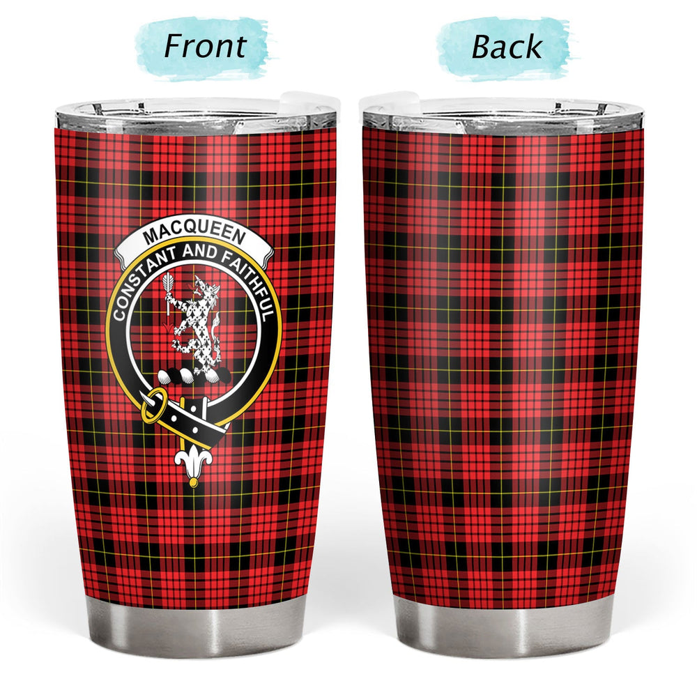 Clan MacQueen Modern Tartan Crest Tumbler ZF65 Clan MacQueen Tartan Today   