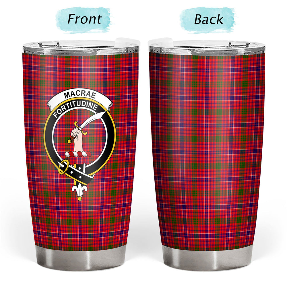 Clan MacRae Modern Tartan Crest Tumbler TC18 Clan MacRae Tartan Today   