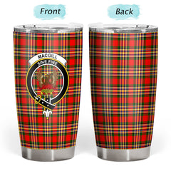 Clan Makgill Tartan Crest Tumbler GJ24 Clan Hall Tartan Today   