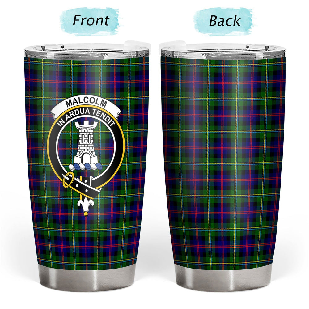 Clan Malcolm (or MacCallum) Tartan Crest Tumbler SG99 Clan MacCallum Tartan Today   