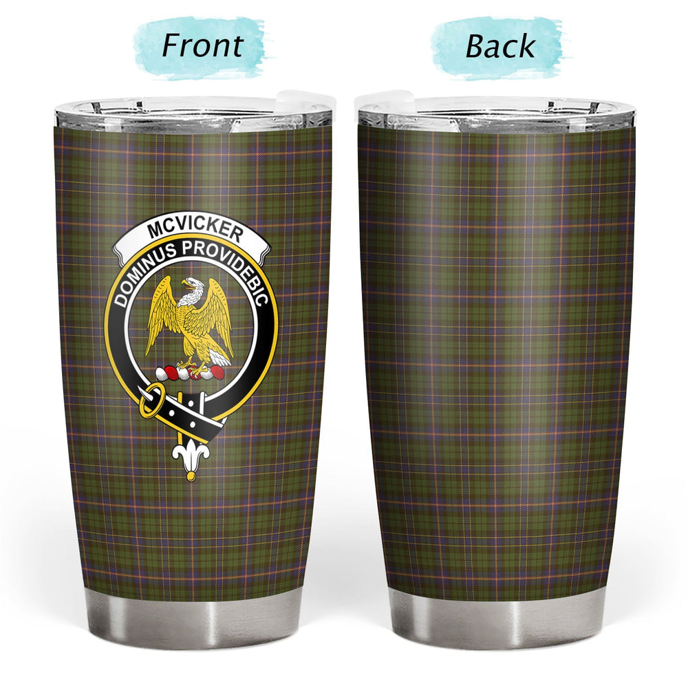 Clan McVicker Tartan Crest Tumbler WO47 Clan Hall Tartan Today   